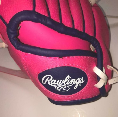Rawlings PL91PP Player Series Pink/Purple Vinyl Right-handed Baseball Glove - Bild 4 von 4