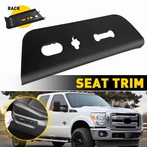 NEW For 11-16 Ford F-Super Duty Front Driver Seat Adjustment Bezel Trim Black - Picture 15 of 15