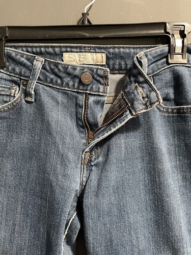 Levis 545 Low Bootcut Womens Jeans Dark Wash 5 Pocket Mid Rise Size 6 - Picture 3 of 10