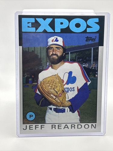 1986 Topps Super Jeff Reardon Baseball Card #6 NM-Mint FREE SHIPPING - Picture 1 of 3