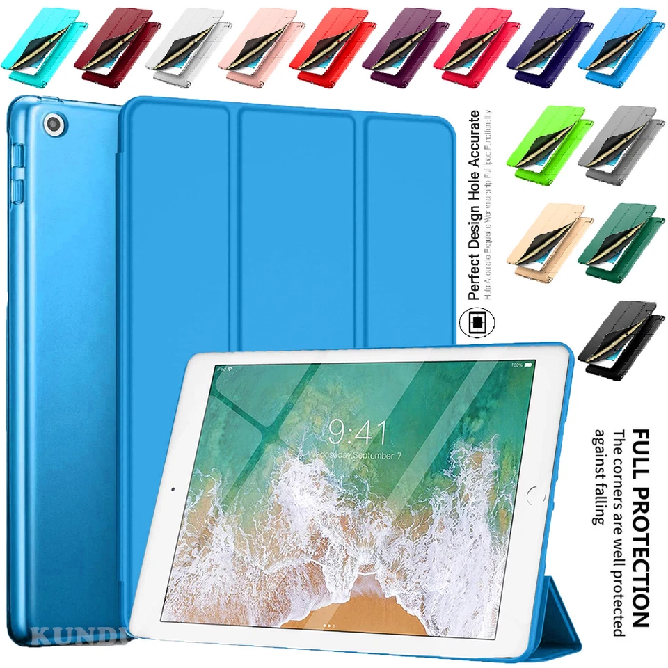 Leather Magnetic Smart Stand Cover Case For iPad 9.7" 5th 6th Generation 2018/17 - Image 1 of 1