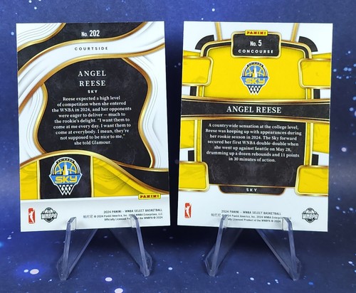 Angel Reese RC SP 2024 Panini WNBA Select Basketball Courtside Rookie Chrome - Picture 2 of 10