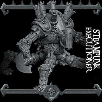Steampunk Executioner - Rocket Pig Wargaming D&D DnD