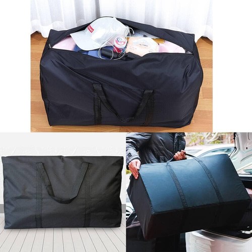 2 Extra Large Moving Bags with Strong Zippers & Carrying Handles Storage Bags - Picture 4 of 7