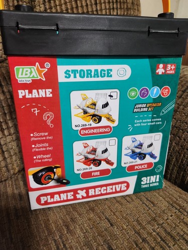LEBX Toys Airplane Kids Operator Building Set 3in1 Series Ages 3+ - Picture 6 of 9