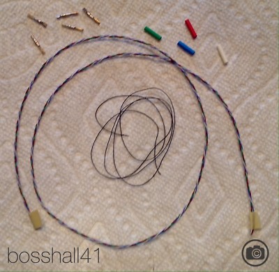 16/" or 40.64 cm Litz TONEARM Wire Set Rewire Kit 33 AWG Color Coded