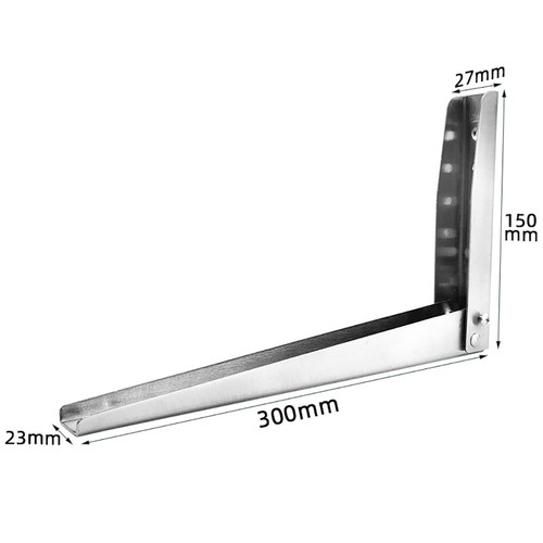 Stainless Steel Folding Brackets Wall Mount Bracket Uplift Folding Shelf Bracket - Picture 6 of 7