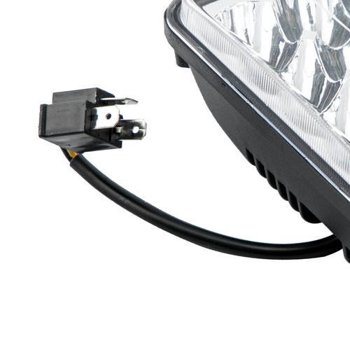 45W LED Headlight 4x6 H4651 for Ford Truck SUV Heavy Duty 6000K Black Housing - Picture 11 of 12