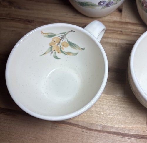 4er Set Pfaltzgraff "JAMBERRY" Kaffee-/Teetassen Tassen 8 Unzen - Bild 4 von 7