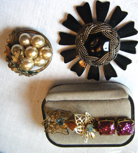 Antiguo Lote 19 Joyería Eduardiana y Años 30-40 Desgaste Reparación Chatarra algunos firmados - Imagen 3 de 12