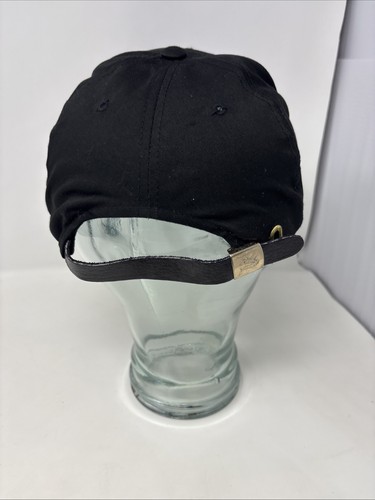 King Cobra Golf Logo Embroidered Black Hat Baseball Cap Adjustable Strap - Picture 4 of 9