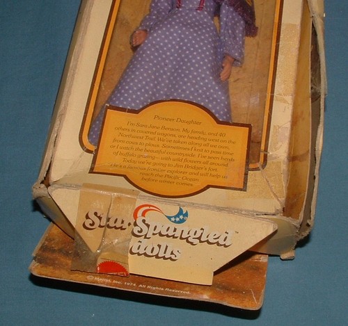 STAR SPANGLED DOLLS, PIONEER DAUGHTER 8" DOLL - MATTEL - 1974 - USED - Picture 3 of 8