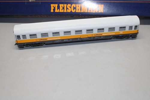 Fleischmann 6350 Train Set Lufthansa Airport Express With Elok Gauge H0 Boxed - Bild 16 von 16