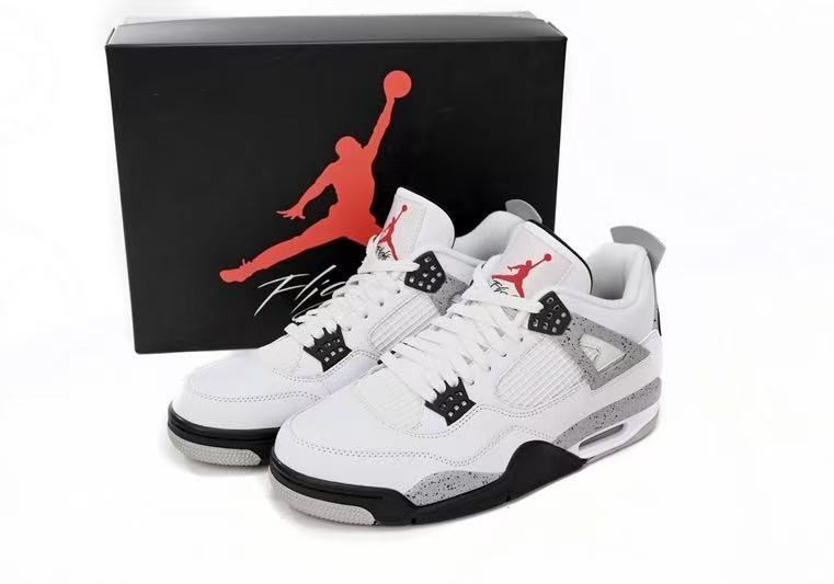 Size 13 - Jordan 4 Retro OG Mid White Cement for sale online