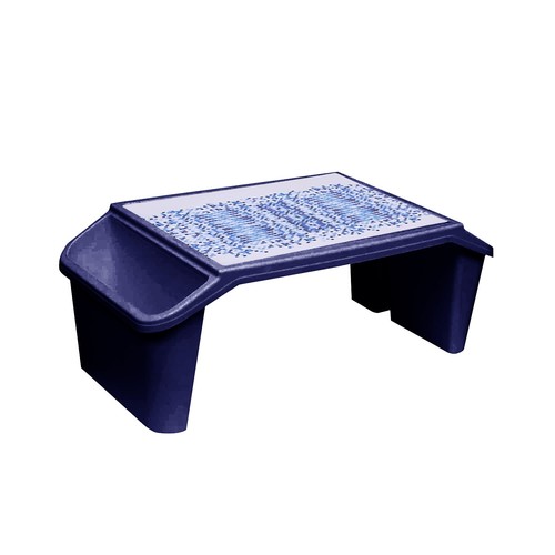 Children Kids Lap Desk with Pocket Tray Multipurpose Activity Table Laptop Slots - Picture 16 of 28