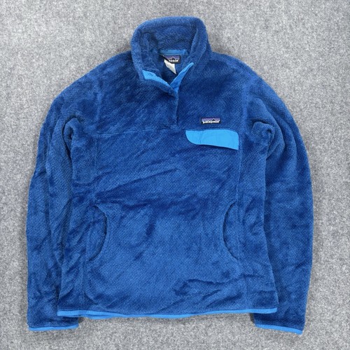 Pullover polar Patagonia para mujer talla M Re-Tool Snap-T 1/4 azul polar Polartec