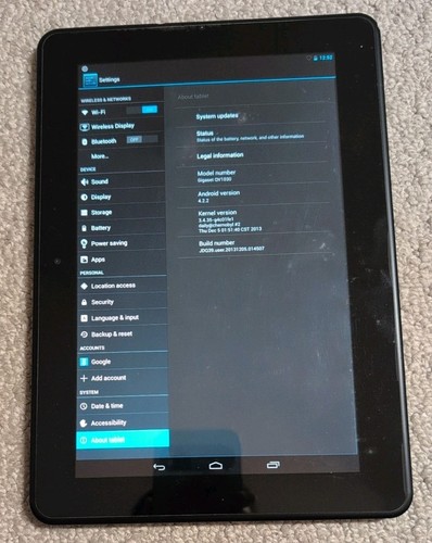 Tablet Gigaset 10" QV1030 Android 16GB Con Estuche Protector Paquete Funcionando 25 - Imagen 5 de 13