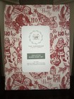 NEW Rachel Ashwell Red Toile Christmas Sheet Set, QUEEN, Santa Ho Ho Ho