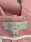 Talbots Women's Pink Cotton Stretch Ankle Crop Trousers Sz 6 — photo 3