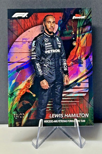 2024 Topps Finest F1 Red /20 Lewis Hamilton #6 Black/Red Vapor SSP Formula 1