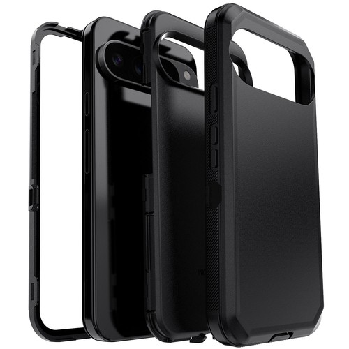 Black For Google Pixel 9/9 Pro/9 Pro XL Shockproof Soft Phone Case Rugged Cover - Picture 2 of 36
