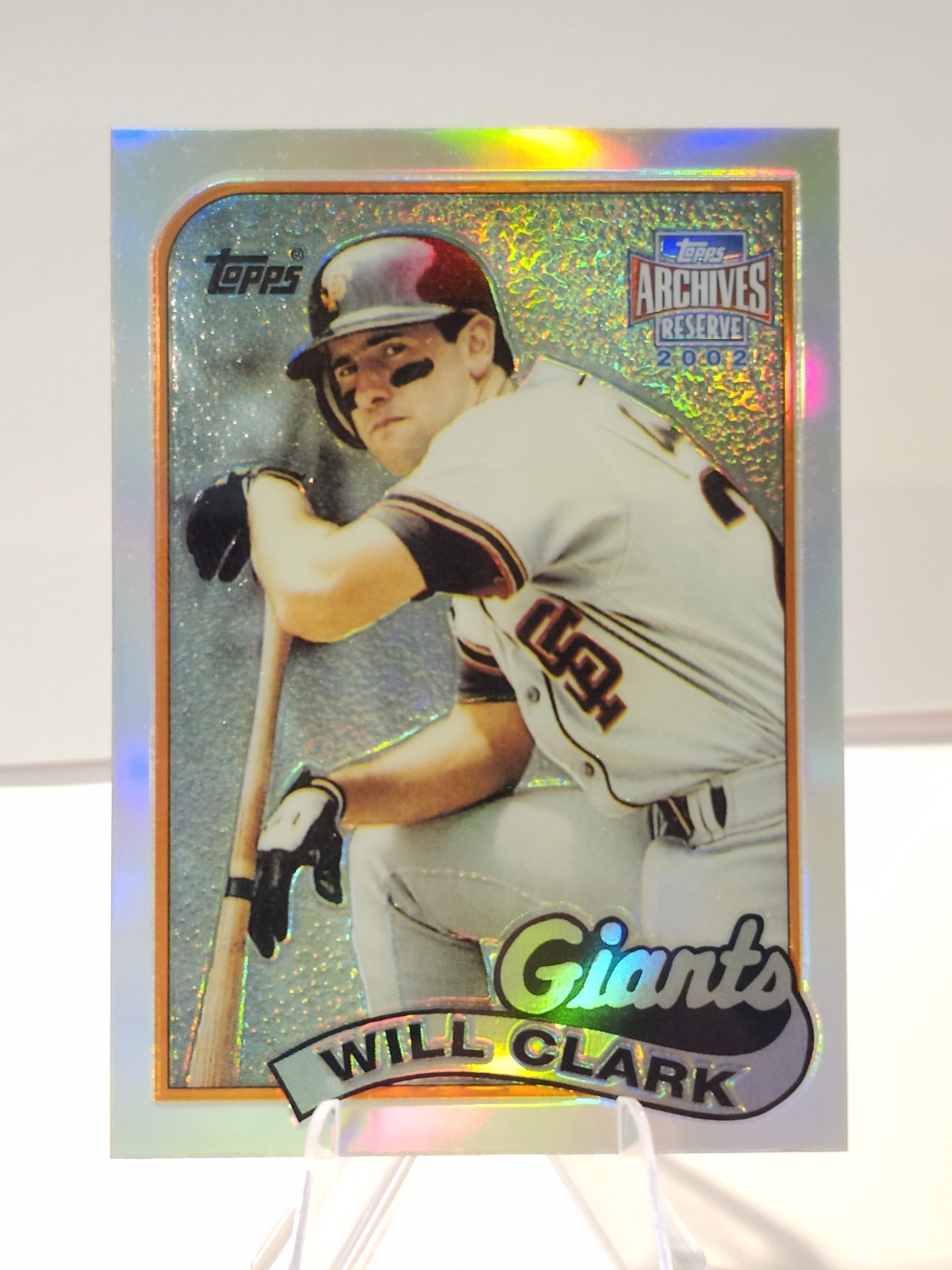 2002 Topps Archives Reserve - Will Clark #24 Refractor