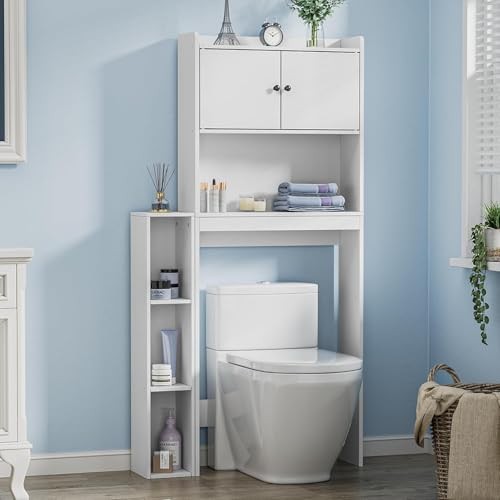 Over The Toilet Aufbewahrungsschrank, Badezimmer Aufbewahrungsschrank Organizer, - Bild 3 von 8