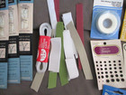 Vintage Sewing Lot Zippers Hooks Pins Snaps Needle Clothing Repair Book — photo 3