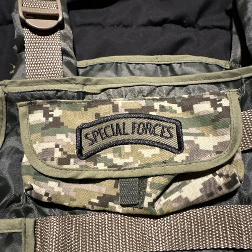 Terror Special Forces Vest Only Halloween Costume Kids Size 3-4 - Picture 2 of 8