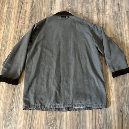 Vintage Eddie Bauer Scheunenmantel Herren 2XL Salbei Cord Freizeit Outdoor Klassisch LESEN - Bild 6 von 12