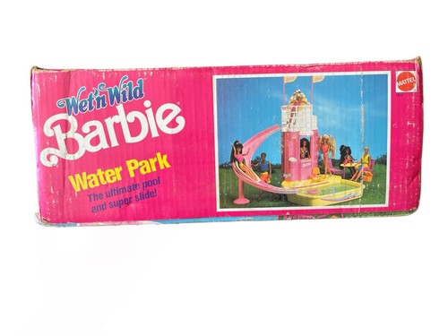 1989 Barbie Wet ’n Wild Water Park Playset w/ Box, Flags, Awning & Extras - Picture 12 of 15