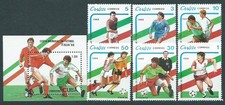 Cuba - Posta 1989 Yvert 2920/5 + H, 113 MNH Sport Calcio