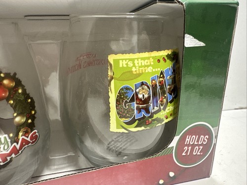 National Lampoon's VACACIONES DE NAVIDAD Mesa Curvada Vidrio Paquete de 4 21 Oz. (NUEVO) - Imagen 5 de 6