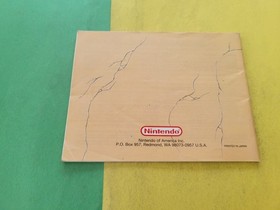 Faxanadu Nintendo NES Instruction Booklet Manual Only