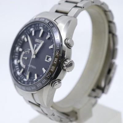 SEIKO ASTRON GPS Radio Wave Solar Titanium Men's Watch 8X22-0AG0-2