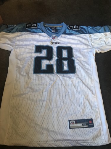 Reebok Tennessee Titans Chris Johnson #28 NFL On-Field Trikot Gr. 50 XL