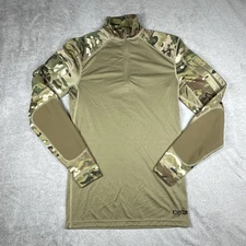 XGO Combat Shirt Men's Small Green Multicam Defense Base Layer DBL3 Performance