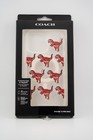 Coach Rexy Brokat Dinosaur iPhone 15 Pro Max Ochronne MagSafe Przezroczyste etui