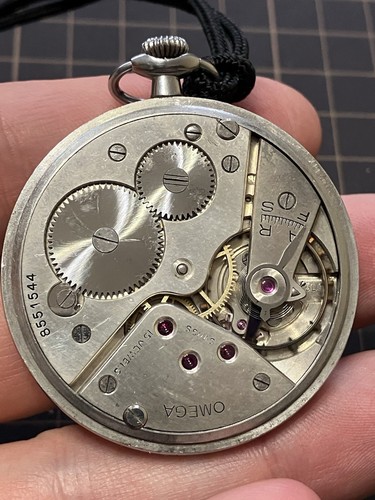 Reloj Bolsillo Omega 15 Joyas Importe de Suisse Hecho en Suiza Raro Funciona Bien! - Imagen 19 de 20