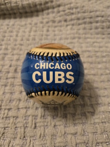 Collectible Old Chicago Cubs baseball commemorating team's establishment in 1876