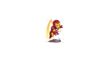 Marvel Chibi Minimalism Iron Man DisneyWorlds Desk Mat Mouse Pad Gaming