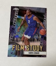 2025 Topps Chrome Kawhi Leonard Film Study Pink Refractor #FS-15
