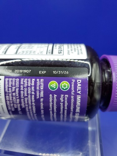 Nature's Way Sambucus Elderberry Immune Gummies Vitamin C D3 Zinc 60Ct Exp 10/26 - Picture 4 of 4