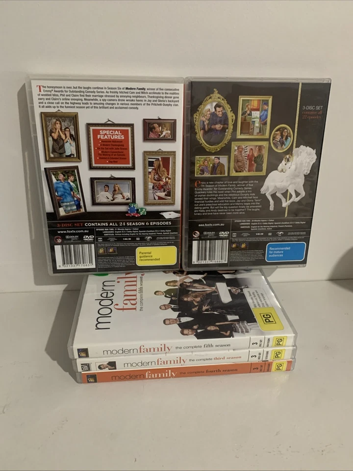 MODERN FAMILY Temporadas Completas 3-7 DVD M2 Región 4 Foto 2 de 2