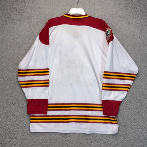 Chicago Wolves Hockey Trikot Large weiß rot 25th Anniversary gesticktes Logo - Bild 7 von 11
