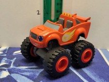 Original Blaze and the Monster Machines Diecast Red Truck 2014 Nick Jr Rare