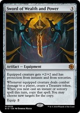 Sword of Wealth and Power - Light Play MTG
