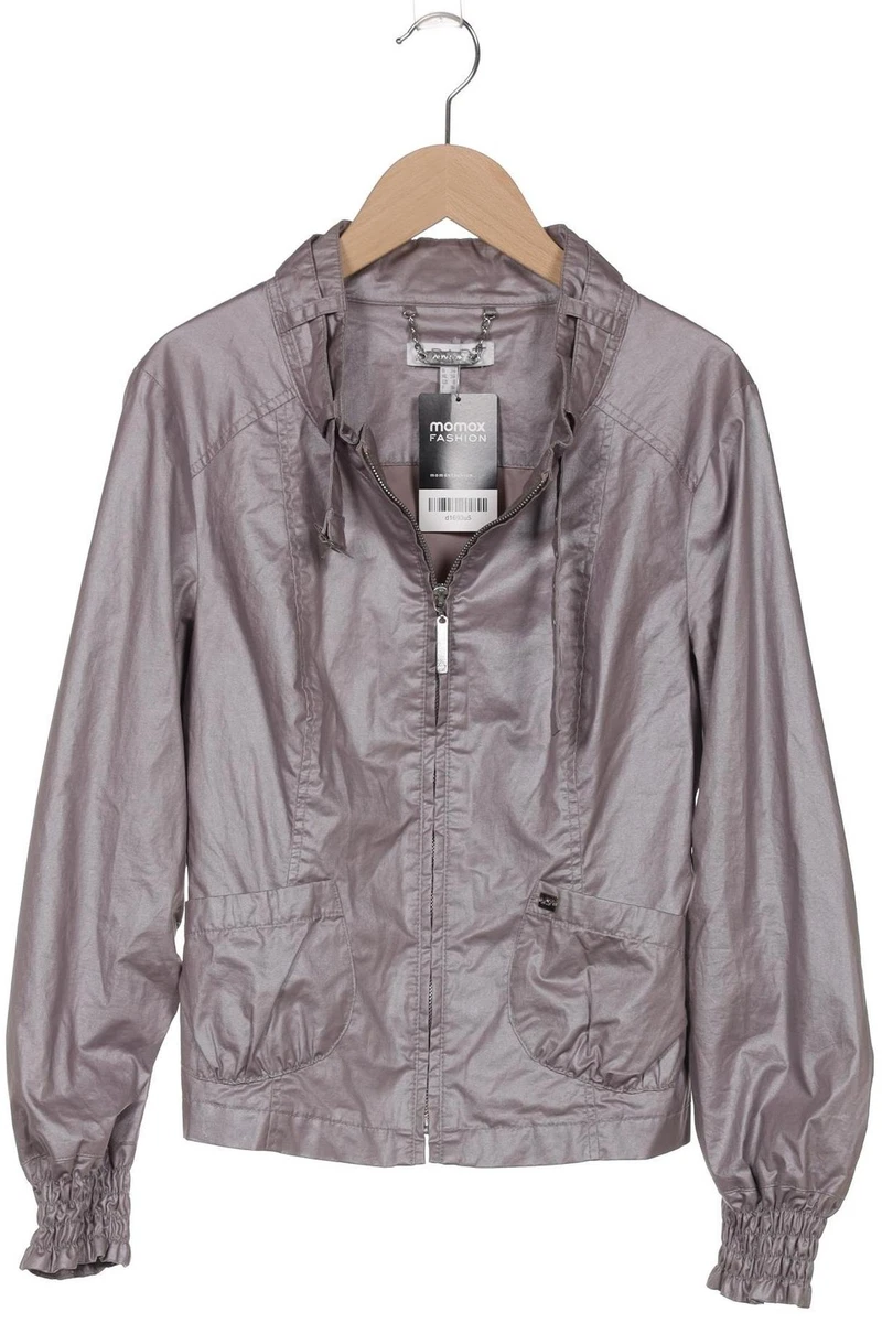 APART Jacke Damen Anorak Jacket Kurzmantel Gr. 34 Baumwolle Flieder #mhtgxu8