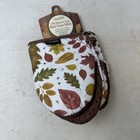 Colordrift 2 Pack Silicone Grip Mini Oven Mitts Left Or Right Autumn Fall Leaf