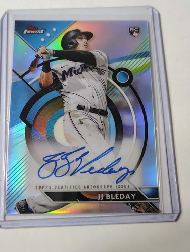 2023 Topps Finest JJ Bleday Refractor Autograph Rookie Auto #FA-JB Marlins